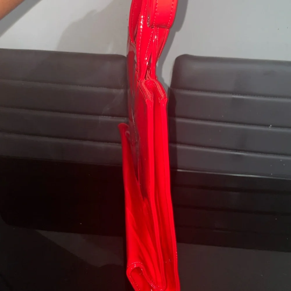 Medium Red Patent Telfar Bag - Picture 6 of 10